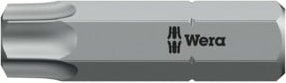 Wera Bit zähhart 1/4" DIN 3126 C6,3 T40x25mm mit Bohrung in Silber - Bild 1