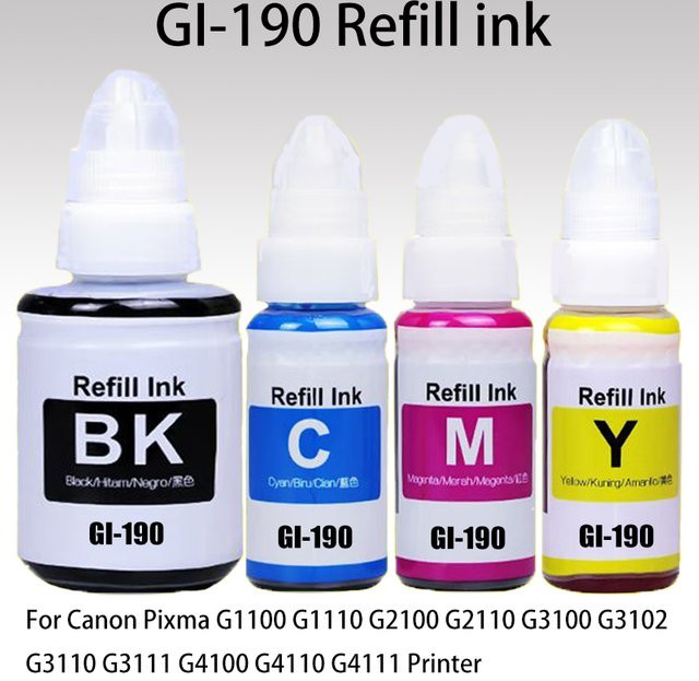 Canon GI-190 Nachfülltinte für PIXMA G-Serie Drucker - Bild 1