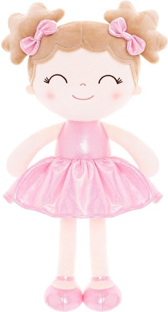 Kidsly Lockiges Mädchen Glitzer Serie, Plüschpuppe, Rosa, 30 cm, ab 0 Jahren - Bild 1