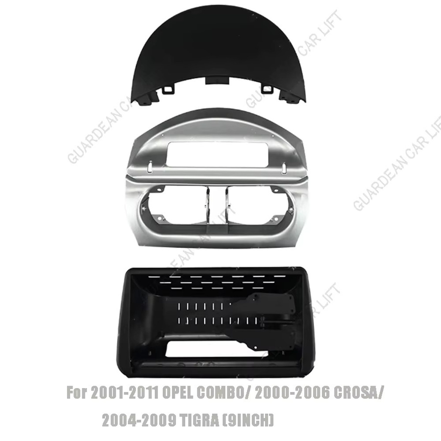 Android GPS Stereo-Player Autoradio-Faszie für Opel Combo, Corsa und Tigra (2001–2011), 9 Zoll 2 Din Dash Rahmen - Bild 3
