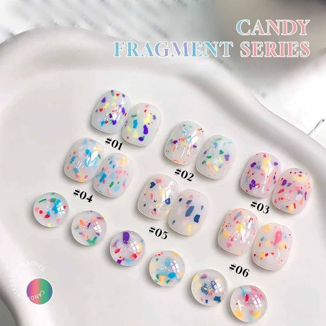 MIANEL NAIL Candy Fragments Gel-Nagellack, Glänzend, Unisex - Bild 1