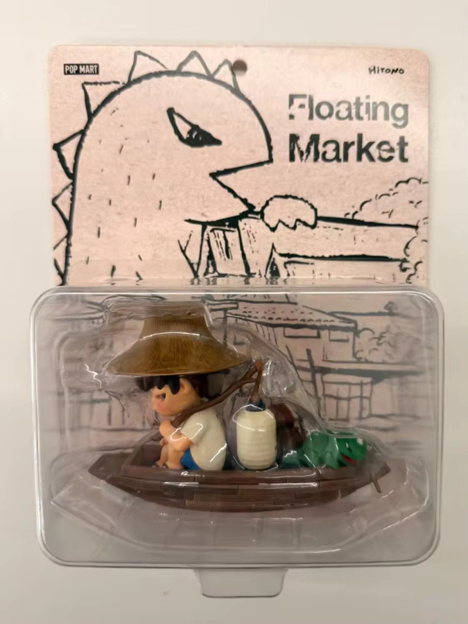 POPMART Hirono Blind Box Hängekarten-Serie Schwimmender Markt, Anime-Figuren - Bild 3