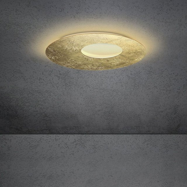Escale Blade Open 59 LED Wand- und Deckenleuchte in Blattgold mit Alu-Korpus und Up-Down-Effekt (2700K) - Bild 1