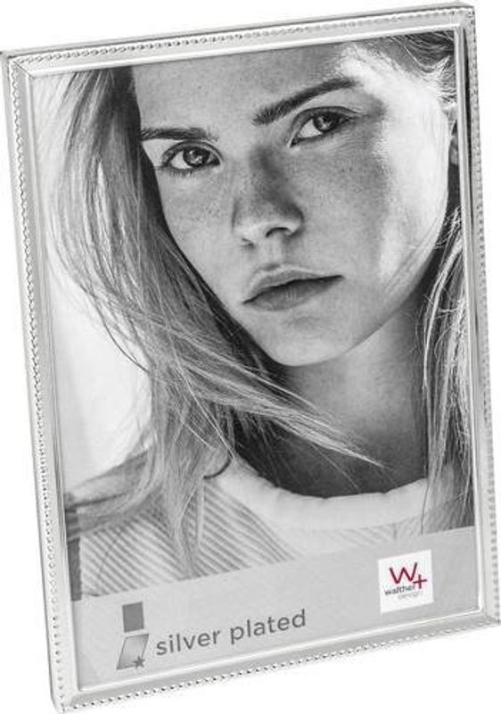 Walther Design Cosima Bilderrahmen aus Metall in Silber für Papierformat 13 x 18 cm - Bild 1