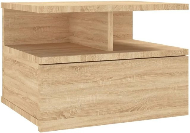 vidaXL Hängender Nachttisch in Sonoma-Eiche, Wandmontage für das Schlafzimmer, B/T/H: 40 x 31 x 27 cm - Bild 1