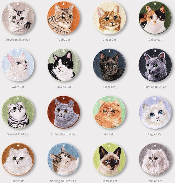 Schlüsselanhänger Katzen, Unisex - Bild 1