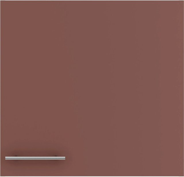 OPTIFIT Bari407 Küchen-Oberschrank in Rostrot mit modernem Design und melaminbeschichteter Qualitätsspanplatte, Breite: 60 cm - Bild 1