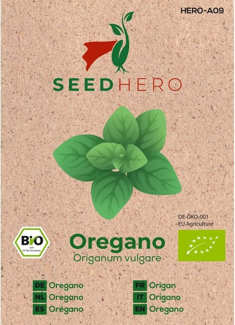 Seedhero BIO Oregano Dost Samen für Garten und Balkon - Bild 1
