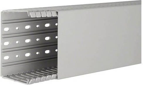 Hager Verdrahtungskanal BA780120 Grau, L x B x H: 200 x 12 x 8 cm - Bild 1