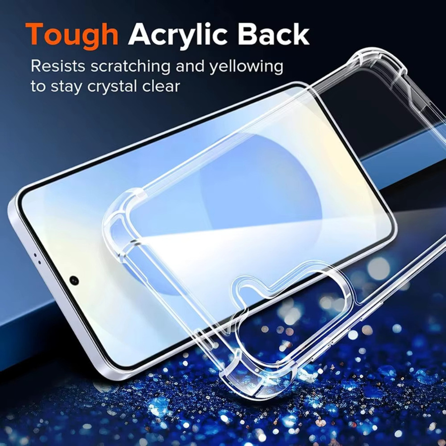 Transparente Samsung Schutzhülle aus PC und TPU mit Airbag-Schutz für verschiedene Modelle - Bild 5