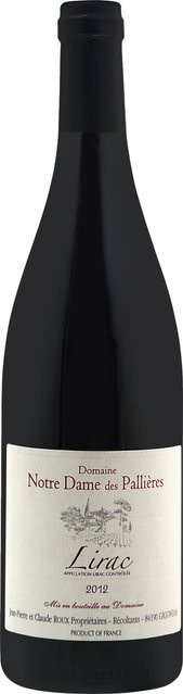 Notre Dame des Pallières Lirac Rotwein, Garnacha, 2024, trocken, Frankreich, 0,75 l - Bild 1