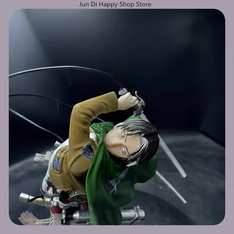 Bandai Attack on Titan Levi Kampfszene, Anime-Figur, 1/8 Maßstab - Bild 3