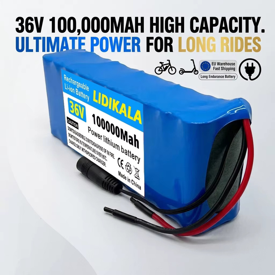 36V 100Ah 100000mAh 10S2P Lithium-Ionen-Akkupack in Blau mit Smart BMS für E-Scooter, E-Bike und Elektrorollstuhl - Bild 8