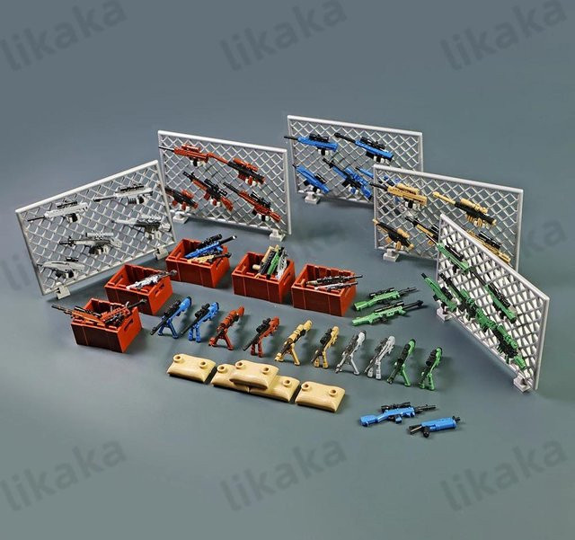 Linyi toy Moc Armee-Stil Militär Bausteine Spielset bunt - Bild 1
