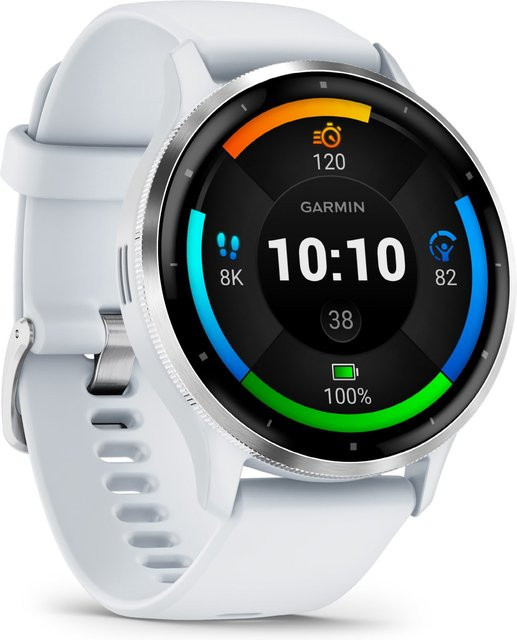 Garmin Smartwatch, Silber/Weiß, 45 mm, Unisex - Bild 2