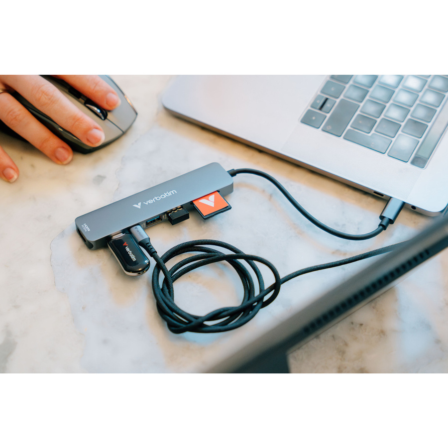 Verbatim Plectra USB-C Flash Drive 64GB Schwarz - Bild 3