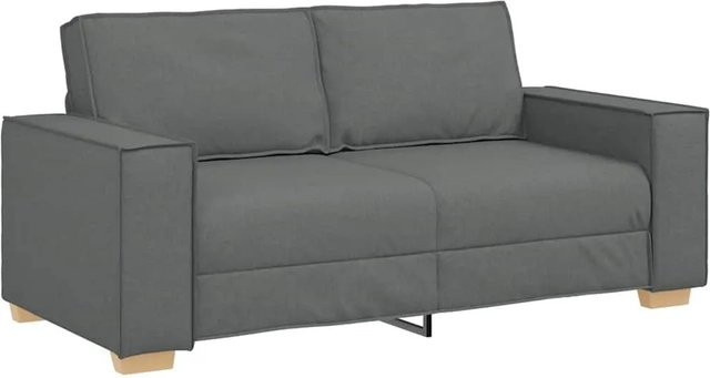 vidaXL 2-Sitzer Sofa Dunkelgrau mit Stoffbezug, B/T/H: 180 x 78 x 84 cm - Bild 1