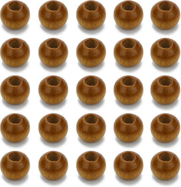 lingsai Holzperlen, 6x4mm, Abakusform, Unisex - Bild 1