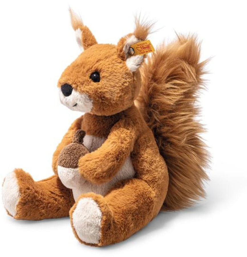 Steiff Phil Eichhörnchen sitzend, Plüschtier, rotbraun, 20cm - Bild 1