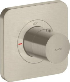 Hansgrohe Axor Citterio E UP-Thermostat Fertigset mit Einhebelmischer in Brushed Nickel, Breite: 12 cm, Höhe: 12 cm - Bild 1