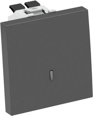 OBO Bettermann Geräteeinbaukanal Wechselschalter Schwarz Grau B/H/T: 45 x 45 x 36 mm - Bild 1
