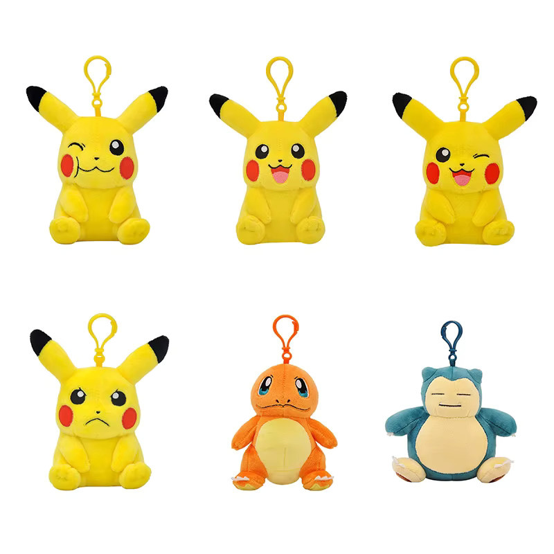 DUODUOBAO Pokémon Pikachu Plüsch-Schlüsselanhänger, Puppe, 12 cm - Bild 2