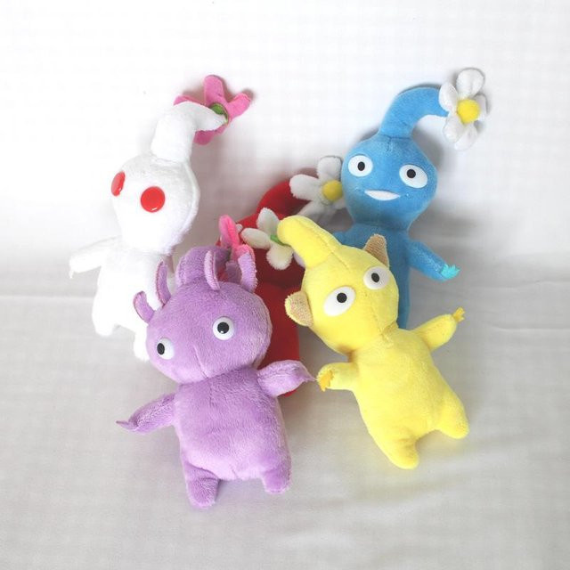 Yiran toy Pikmin Plüschtiere, 5-teiliges Set, 15cm, ab 3 Jahren - Bild 1