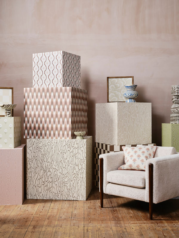 Harlequin Tapete Southborough in Rose mit geometrischem Abstract-Design aus Vlies - Bild 3