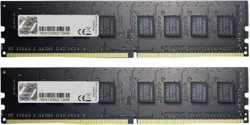 G.Skill Value DDR4 RAM Kit 16GB (2 x 8GB) 2666MHz 288pin DIMM Schwarz F4-2666C19D-16GNT - Bild 1