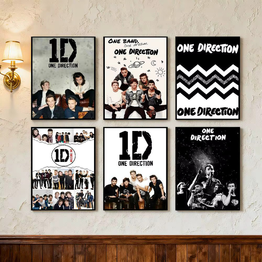 Kayou O-One D-Direction Band Poster Kunstdruck im Anime-Stil, Mehrfarbig - Bild 3