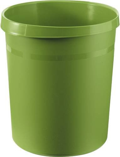 Papierkorb HAN GRIP rund grün aus Kunststoff mit 18 l Volumen, B: 237 mm, T: 312 mm, H: 350 mm - Bild 1