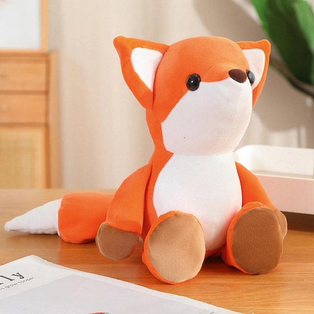 Yiran Health & Beauty Fuchs-Plüschpuppe, Stofftier, 30cm - Bild 1