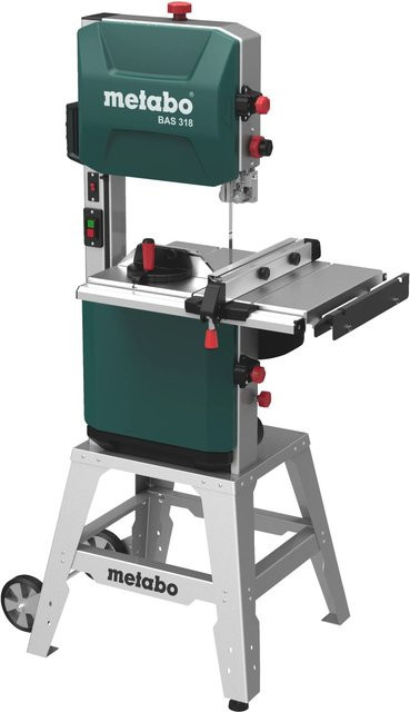 Metabo Bandsäge BAS 318 Precision WNB in Grün/Silber mit 900 W Leistung - Bild 1