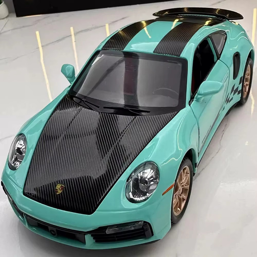 XMD 911 Turbo S Auto Modell, 1:32, Legierung, mit Licht und Sound - Bild 6
