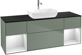 V&B Waschtischunterschrank Finion in Weiß lackiert, Breite: 160 cm, Tiefe: 50,1 cm, Höhe: 50,1 cm - Bild 1
