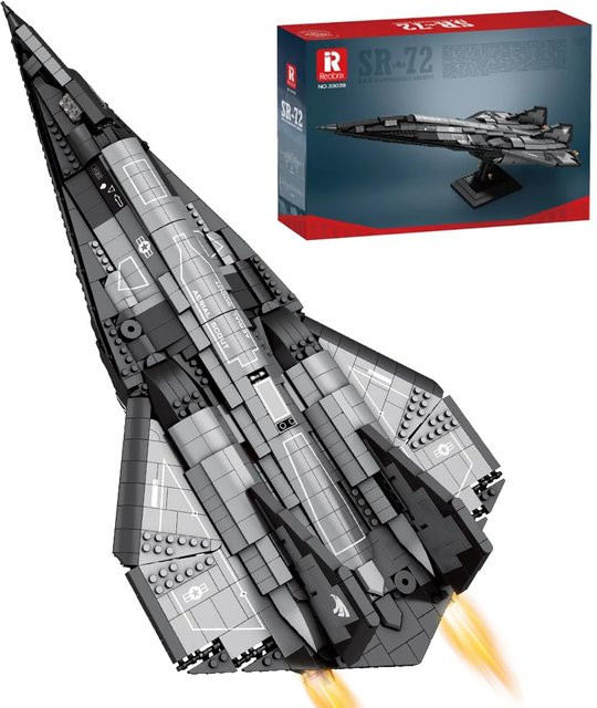 Linyi toy Sr-72 Blackbird Aufklärung Flugzeug, 2071 Teile, ab 14 Jahren - Bild 1