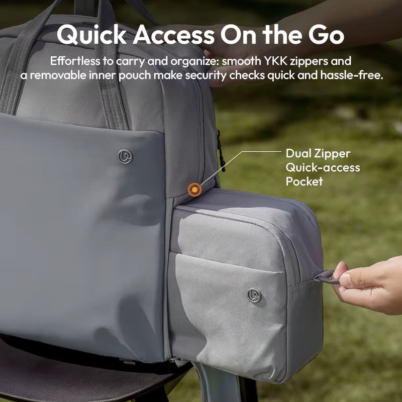 Ulanzi F08 DSLR-Kamera-Videotasche als Rucksack mit 18 l Volumen in Schwarz oder Grau - Bild 5