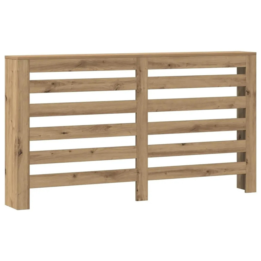 vidaXL Heizkörperverkleidung Artisan-Eiche in Braun mit Latten-Design, B/T/H: 149 x 20 x 82 cm - Bild 2