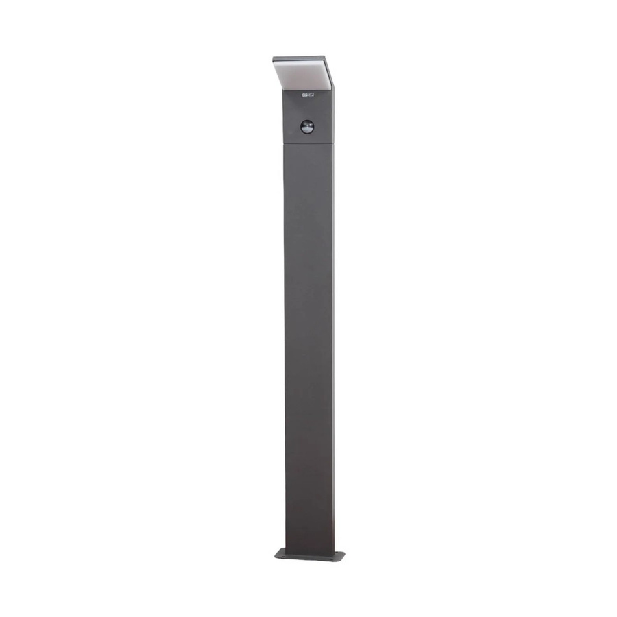 Lucande LED Außenleuchte Nevio 9619044 in Schwarz aus Aluminium mit Bewegungsmelder und IP54 Spritzwasserschutz - Bild 2