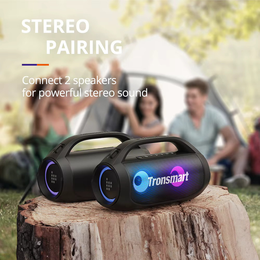 Tronsmart Bang SE Bluetooth Lautsprecher mit Tiefbass in Schwarz für Outdoor und Camping mit 24 Stunden Spielzeit - Bild 4
