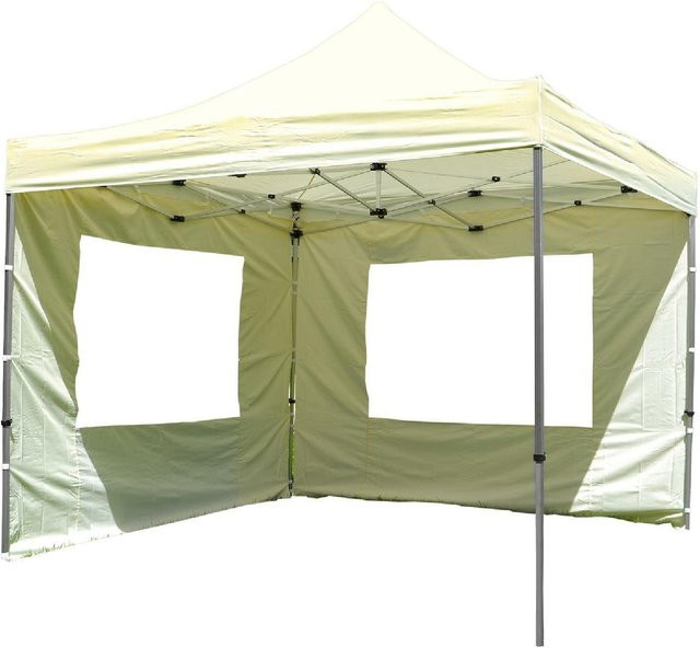 VCM PROFI Pavillon Partyzelt Gartenzelt mit wasserabweisender PE-Plane B/T: 300 x 300 cm - Bild 1