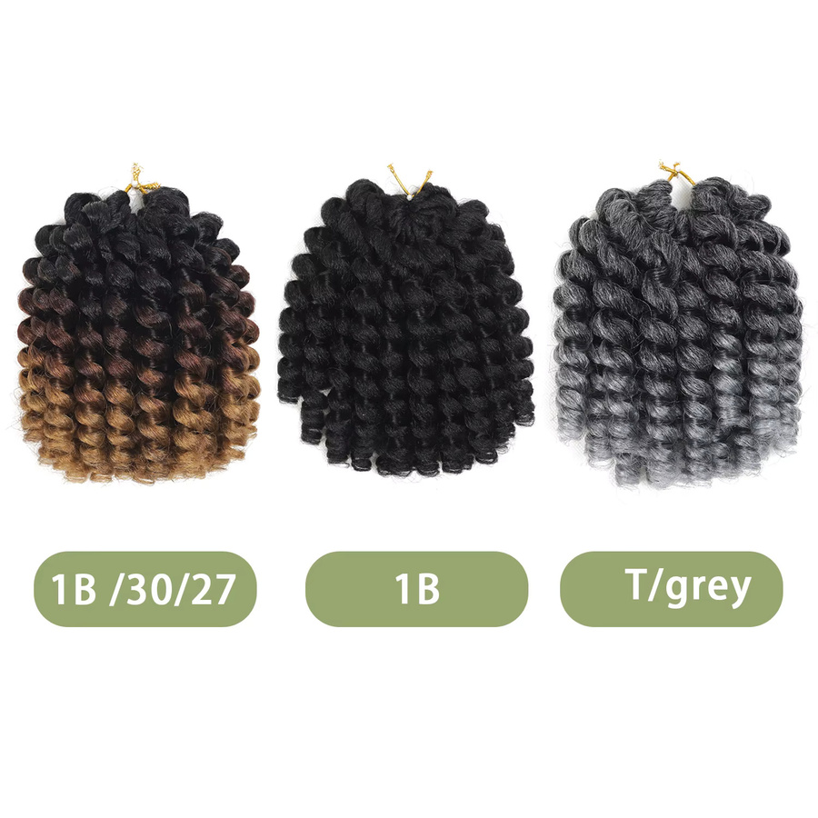 Wand Curl Crochet Twist Braids Haarverlängerung, 16 Stränge - Bild 4