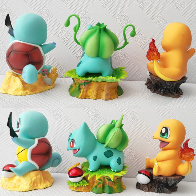 Bandai Pokémon Bulbasaur Charmander, Actionfiguren, 10cm - Bild 1