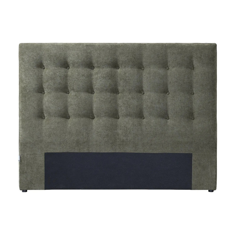 Vente-unique Bettkopfteil Francesco modern gepolstert in Grün, Breite: 164,5 cm - Bild 2