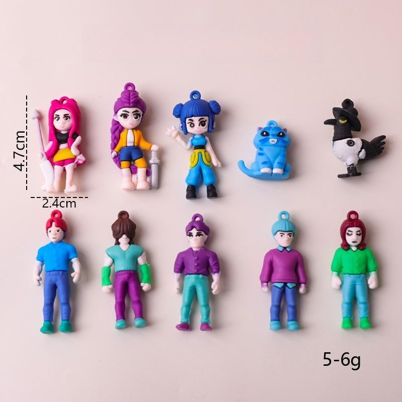 Artily KPOP Hexenjäger Puppen Schlüsselanhänger Blind Box, 24-teiliges Set, Gummi, Bunt - Bild 3