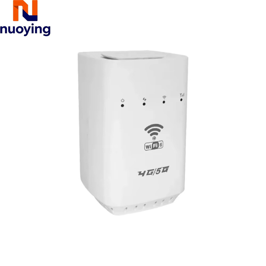 NUOYING Tragbarer Runder 4G LTE WLAN-Router mit SIM-Karten-Einschub in Weiß - Bild 3