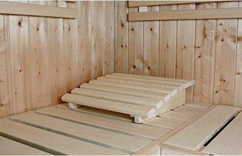 Karibu Premium Kopfstütze aus Espenholz in Beige, Breite: 400 cm, Länge: 350 cm - Bild 1