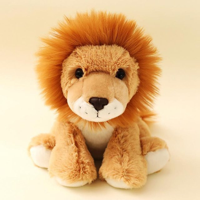 Löwe Puppe Plüschtier, 15cm, Braun - Bild 1