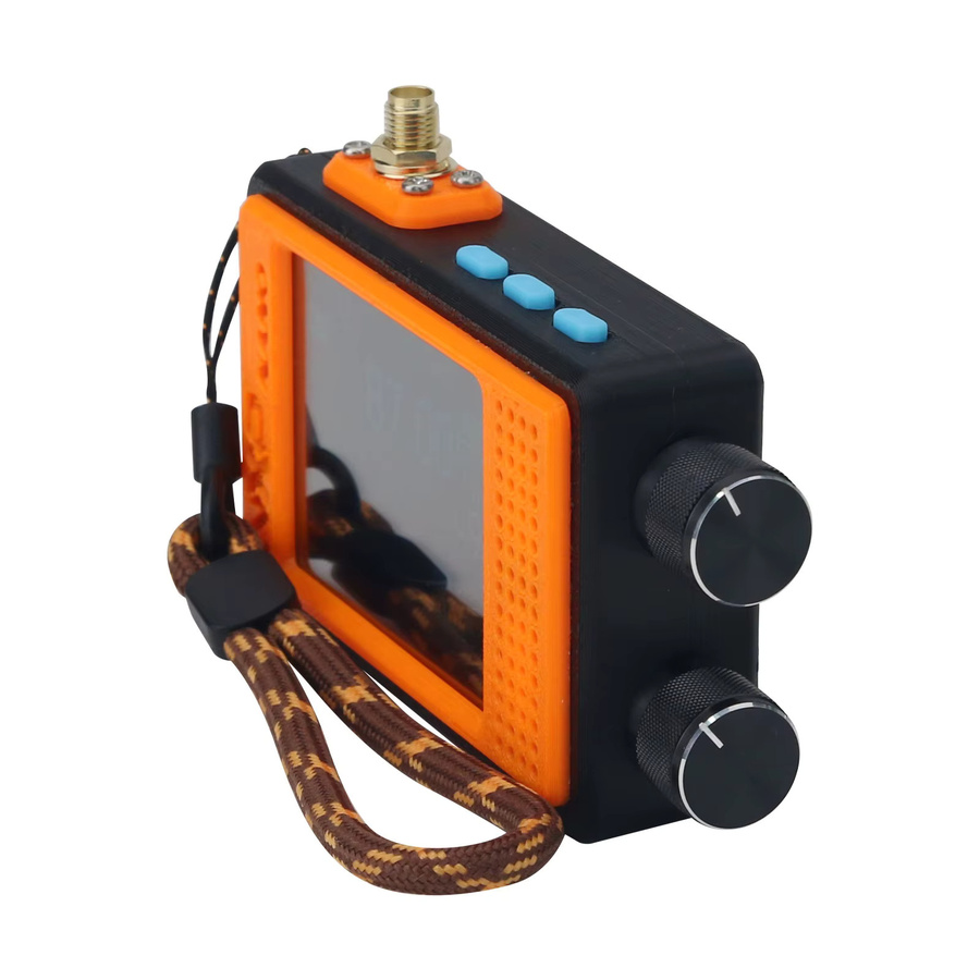 Tragbarer TZT NXP-NANO FM-Radioempfänger in Orange mit TEF6686 Chip, ESP32-Steuerung und 2,4-Zoll-IPS-Touchscreen (65–108 MHz) - Bild 4