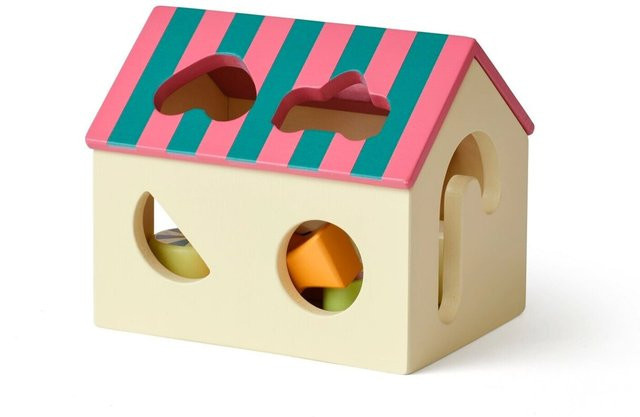 Kids Concept Formensortierhaus Swedish Candy, Holz, ab 1 Jahr - Bild 1